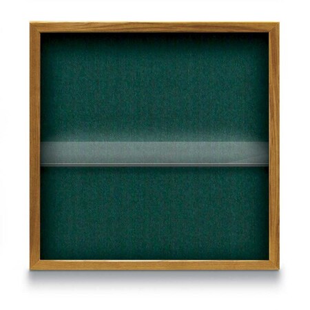 United Visual Products Outdoor Enclosed Combo Board, 48"x36", Bronze Frame/Green & Apricot UVCB4836ODBZ-GREEN-APRICOT